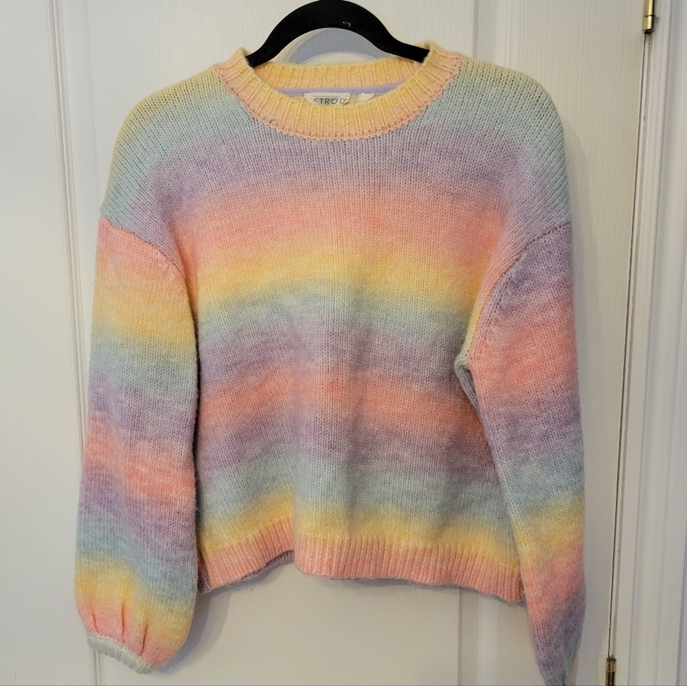 Colorful Striped Women's Sweater